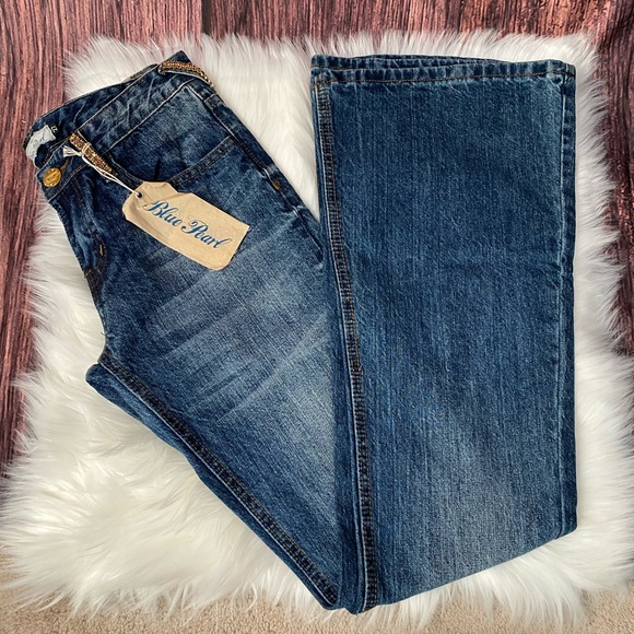 3/25 Blue Pearl by Allen Schwartz Jeans - Picture 1 of 5